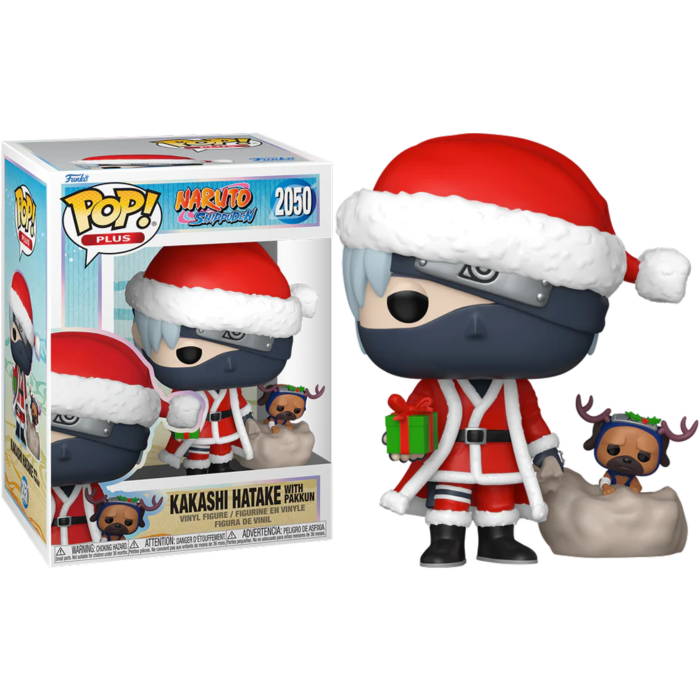 Naruto - Kakashi Hatake with Pakkun (Holiday) Pop! Plus Vinyl Figure