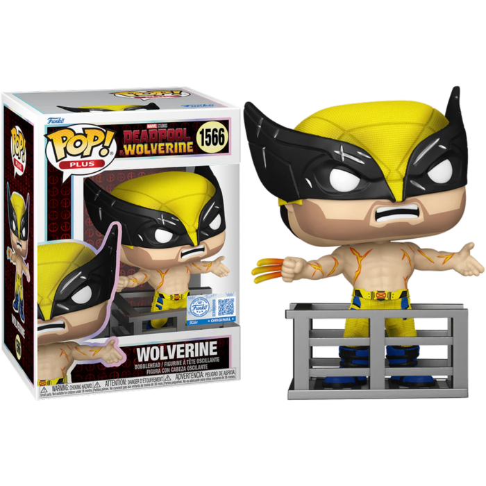 Pre-Order: Deadpool &amp; Wolverine (2024) - Wolverine (Finale) Pop! Plus Vinyl Figure