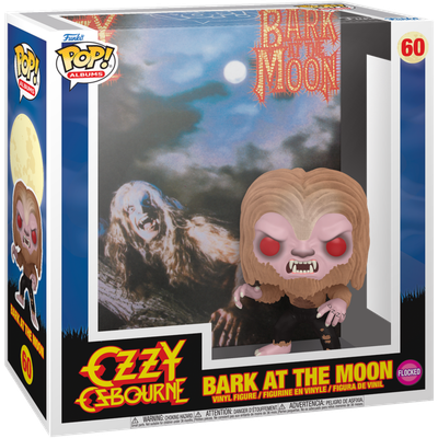 Ozzy Osbourne - Bark at the Moon Flocked Pop! Albums Vinyl Figure