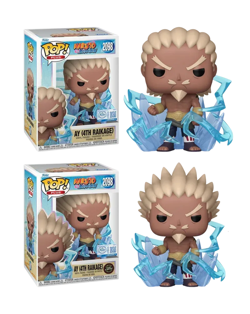 Naruto: Shippuden - Ay (4th Raikage) Chase Pop! Vinyl Figure Bundle of 2 - Mighty Toys Australia