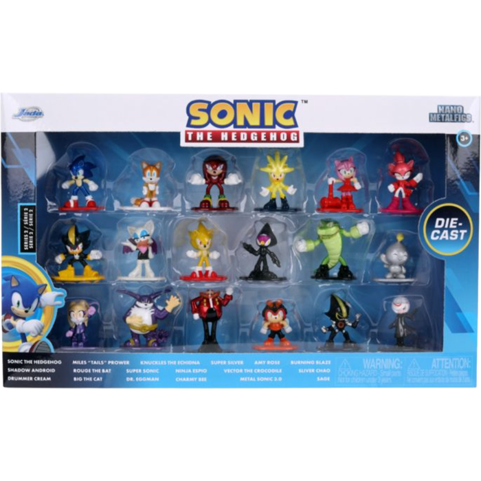 Pre-Order: Sonic the Hedgehog - Nano MetalFig 18-Pack