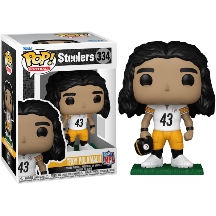 Pre-Order: NFL Football - Troy Polamalu Pittsburgh Steelers Pop! Vinyl Figure