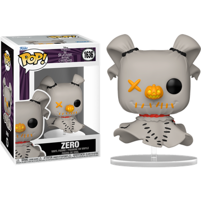 Pre-Order: The Nightmare Before Christmas - Zero (Patchwork) Pop! Vinyl Figure