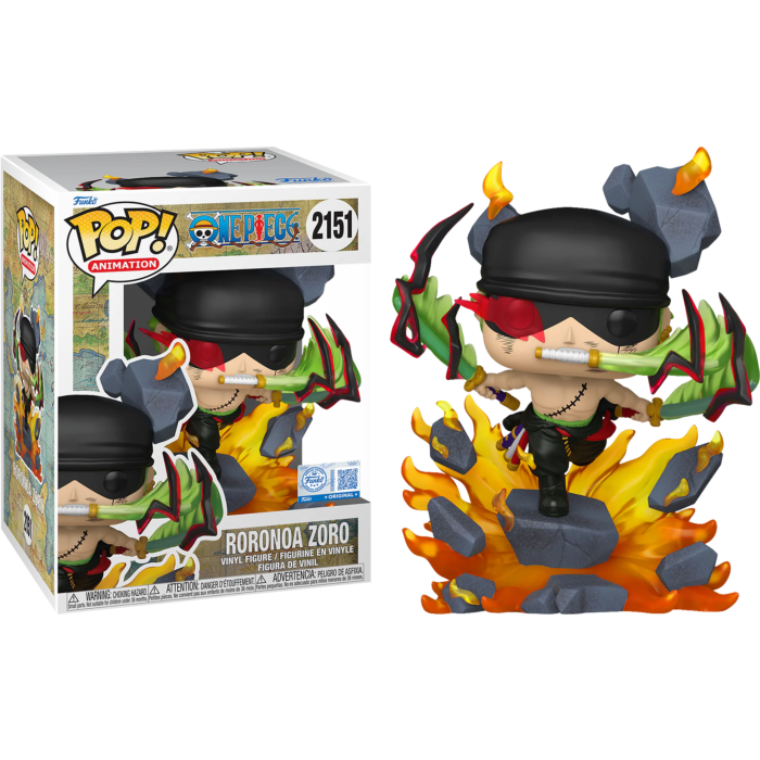 Pre-Order: One Piece - Roronoa Zoro (King of Hell) Premium Pop! Vinyl Figure