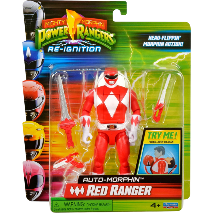 Mighty Morphin Power Rangers: Re-Ignition - Auto-Morphin Red Ranger 5&quot; Action Figure