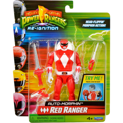 Mighty Morphin Power Rangers: Re-Ignition - Auto-Morphin Red Ranger 5&quot; Action Figure