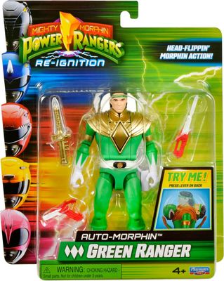Mighty Morphin Power Rangers: Re-Ignition - Auto-Morphin Green Ranger 5&quot; Action Figure