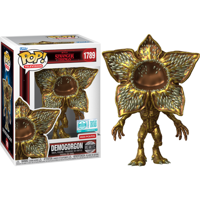 Stranger Things - Demogorgon Metallic Gold Pop! Vinyl Figure (Supreme Limited Edition)
