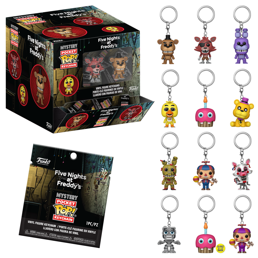 Pre-Order: Five Nights at Freddy&#39;s: Help Wanted 2 - Mystery Pocket Pop! Keychain (Single Unit)