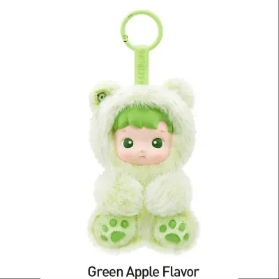 Pop Mart HACIPUPU Gummy Bear Series-Vinyl Plush Pendant Blind Box- Green Apple Flavor (100% Authentic)