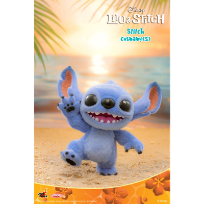 Lilo &amp; Stitch (2025) - Stitch Standing Velvet Hair Version Cosbaby (S) Hot Toys Figure