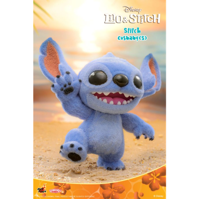 Lilo &amp; Stitch (2025) - Stitch Standing Velvet Hair Version Cosbaby (S) Hot Toys Figure