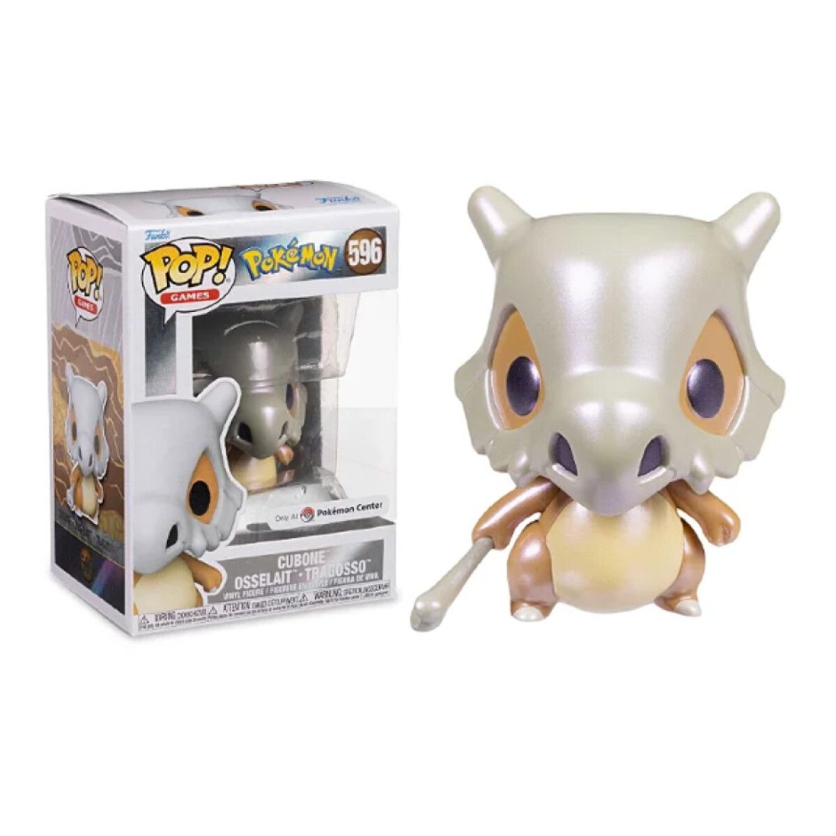 Pokemon- Cubone Pearlescent Pop! Vinyl Figure ( Pokemon Center Exclusive) (Box Minor Damaged)