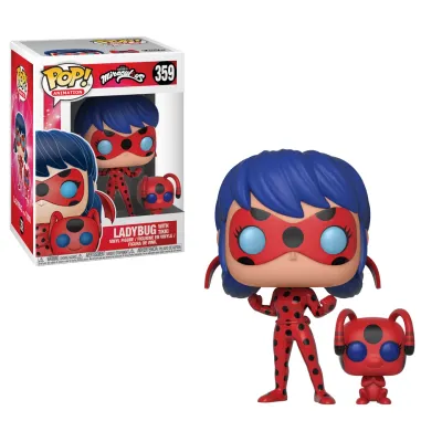 Miraculous S1-Ladybugw With Tikki Pop! Vinyl Figure (Box Damaged)