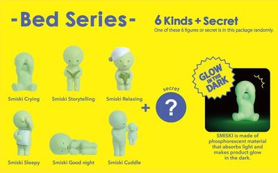 Smiski Mini Figures - Bed Series  (1 Blind Box)