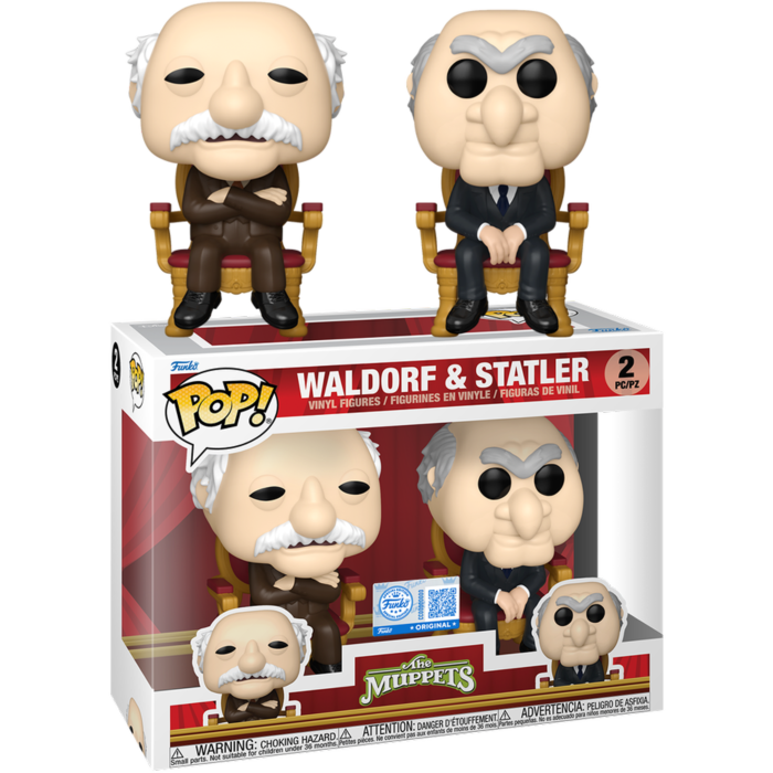 The Muppets - Waldorf &amp; Statler Pop! Vinyl Figure 2-Pack