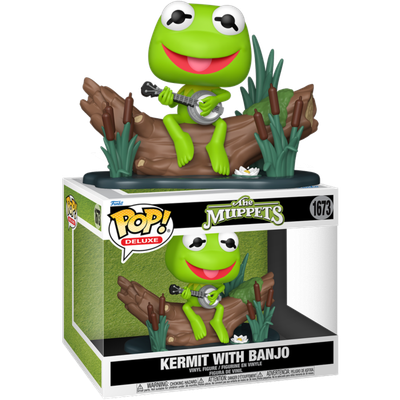 The Muppets - Kermit with Banjo Deluxe Pop! Vinyl Figure