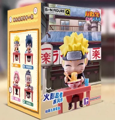 Pre-Order: TOPTOY Naruto: Shippuden BN FIGURE Q Ramen-Themed Blind Box (1 Seal Case of 8 boxes) (100% Genuine)