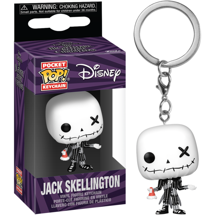 The Nightmare Before Christmas - Jack Skellington (Patchwork) Pocket Pop! Keychain
