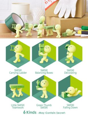 Smiski Mini Figures - Moving Series (1 Blind Box)