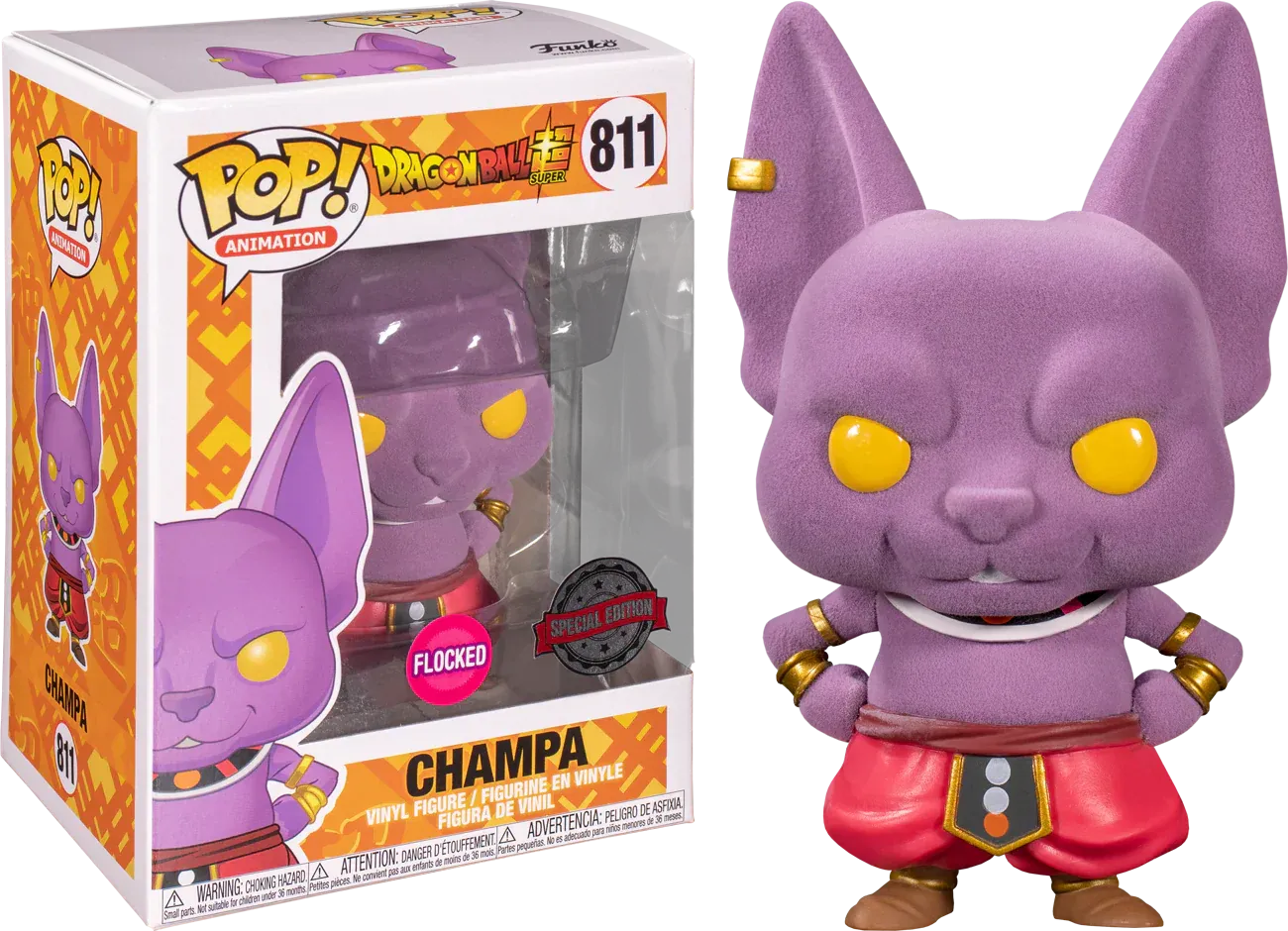 Dragon Ball Super - Champa Flocked Pop! Vinyl Figure (Box Minor Damaged)