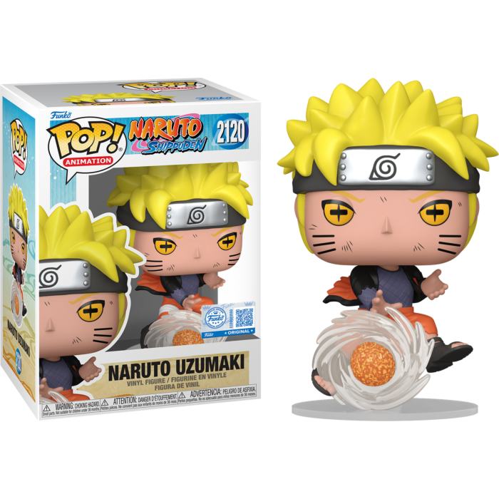 Pre-Order: Naruto: Shippuden - Naruto Uzumaki (Lava Release Rasenshuriken) Pop! Vinyl Figure