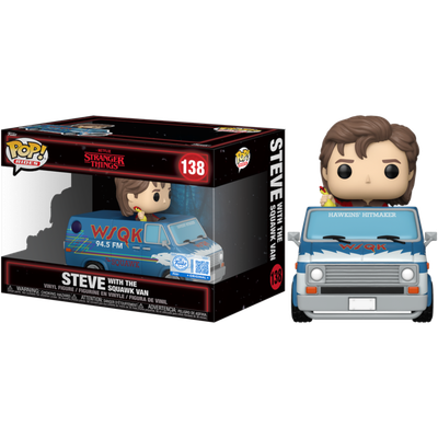 Stranger Things - Steve with the Squawk Van (Season 5) Deluxe Pop! Rides Vinyl Figure