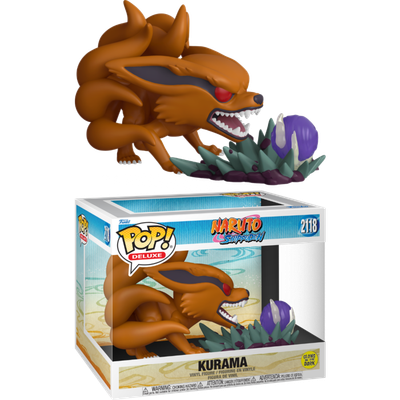 Pre-Order: Naruto: Shippuden - Kurama Glow-in-the-Dark Deluxe Pop! Vinyl Figure