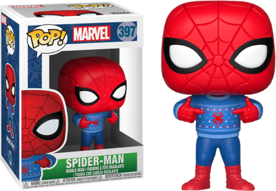 Spider-Man - Spider-Man in Ugly Christmas Sweater Pop! Vinyl Figure