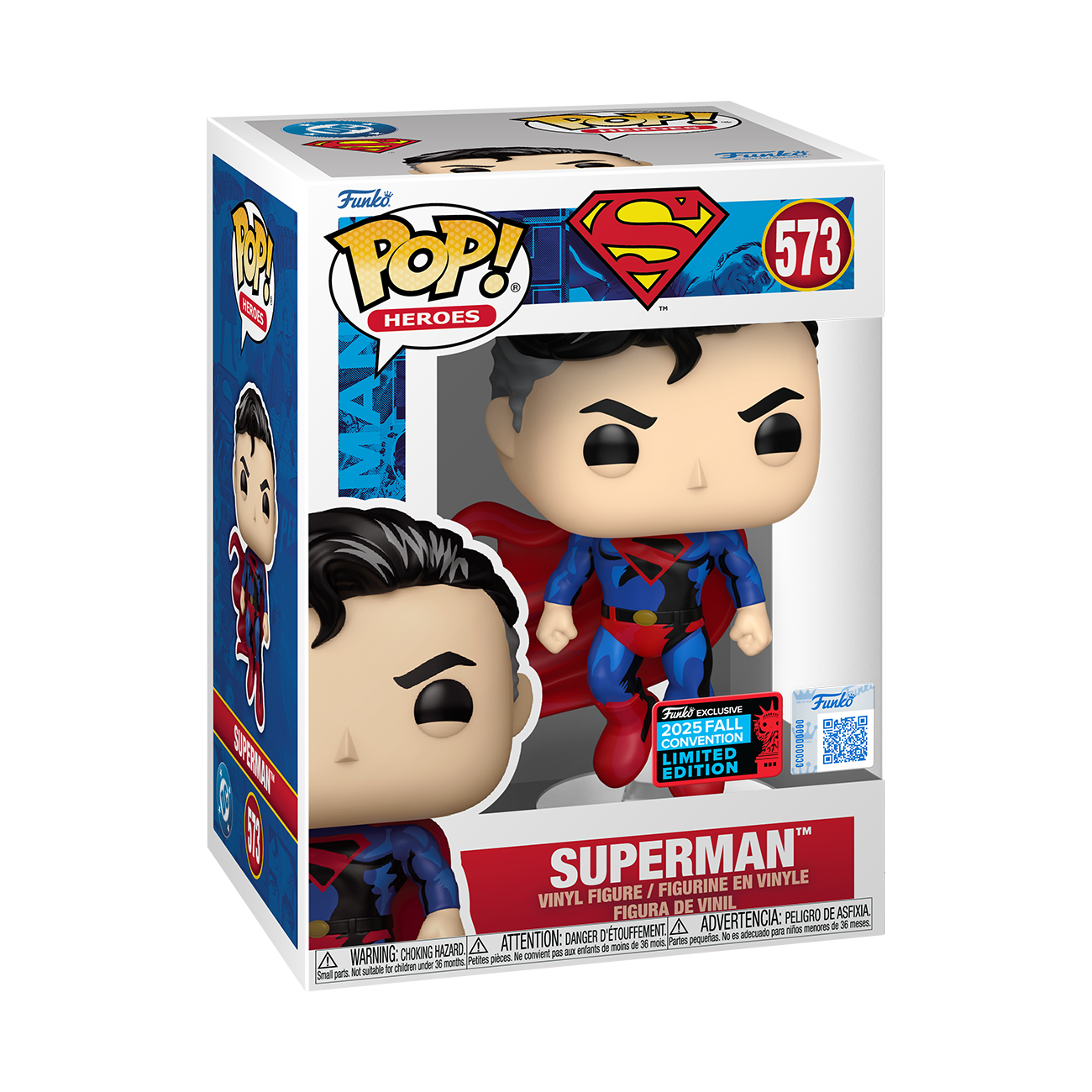 DC Comics - Superman Retro Comic (Flying) Pop! Vinyl Figure (NYCC Exclusive)