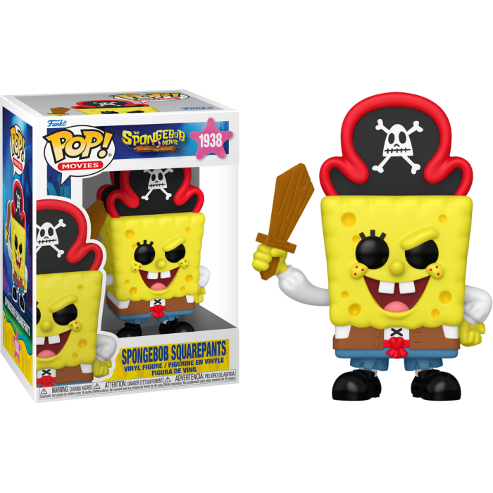 Pre-Order: The SpongeBob Movie: Search for SquarePants (2025) - SpongeBob SquarePants (Pirate) Pop! Vinyl Figure