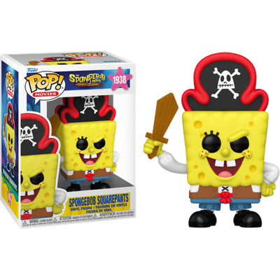 Pre-Order: The SpongeBob Movie: Search for SquarePants (2025) - SpongeBob SquarePants (Pirate) Pop! Vinyl Figure