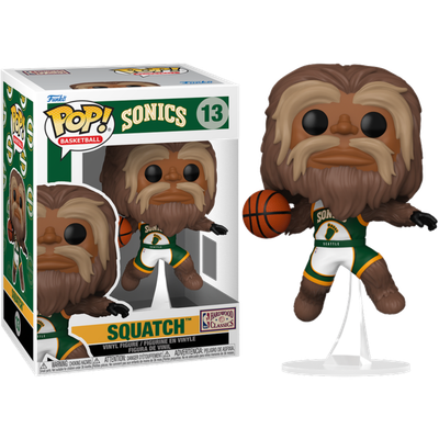 Pre-Order: NBA Basketball: Mascots - Squatch (Dunking) Seattle Sonics Pop! Vinyl Figure
