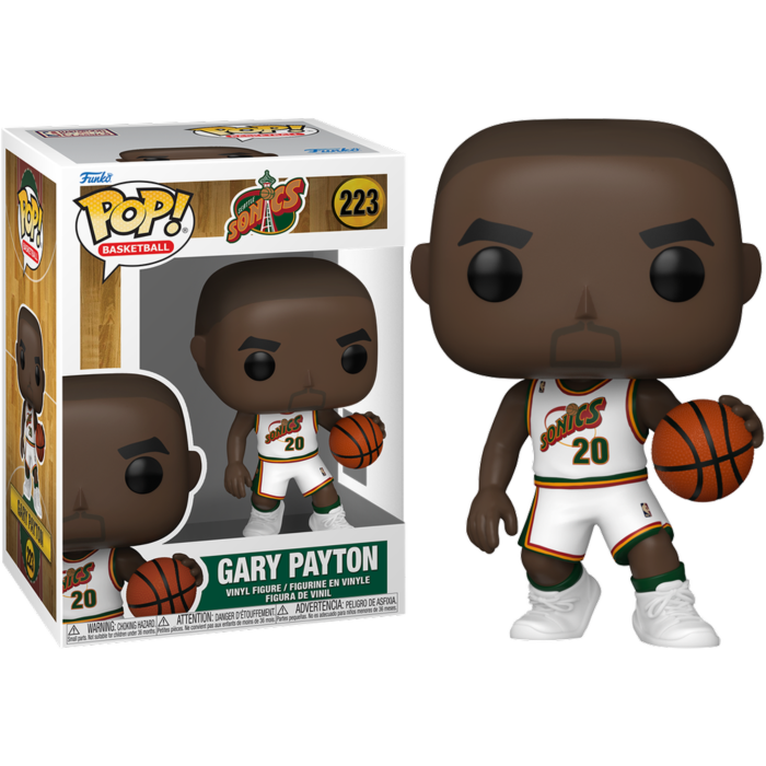Pre-Order: NBA Basketball - Gary Payton (Home Uniform) Seattle Sonics Pop! Vinyl Figure