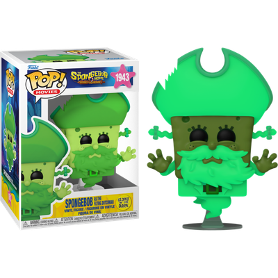 Pre-Order: The SpongeBob Movie: Search for SquarePants (2025) - SpongeBob as the Flying Dutchman Glow-in-the-Dark Pop! Vinyl Figure