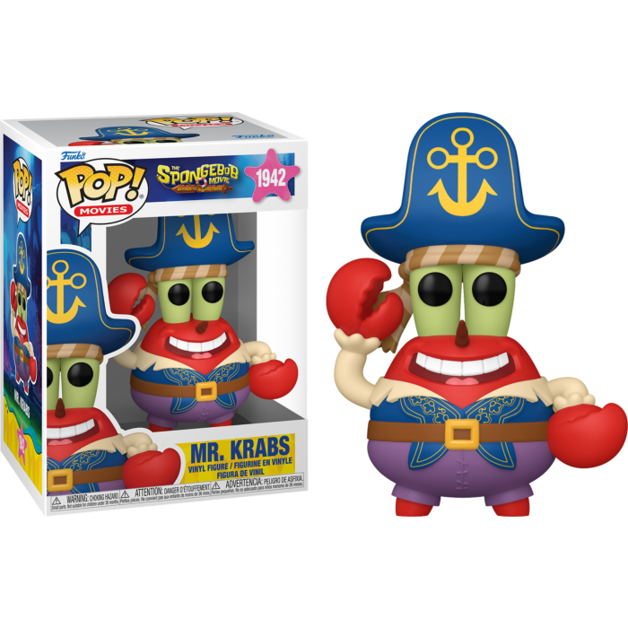 Pre-Order: The SpongeBob Movie: Search for SquarePants (2025) - Mr. Krabs (Pirate) Pop! Vinyl Figure