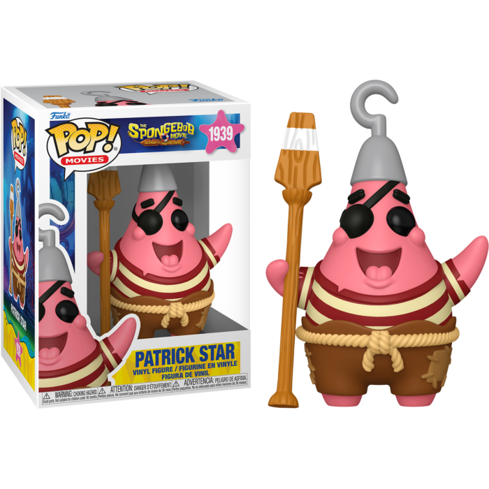 Pre-Order: The SpongeBob Movie: Search for SquarePants (2025) - Patrick Star (Pirate) Pop! Vinyl Figure