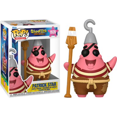 Pre-Order: The SpongeBob Movie: Search for SquarePants (2025) - Patrick Star (Pirate) Pop! Vinyl Figure
