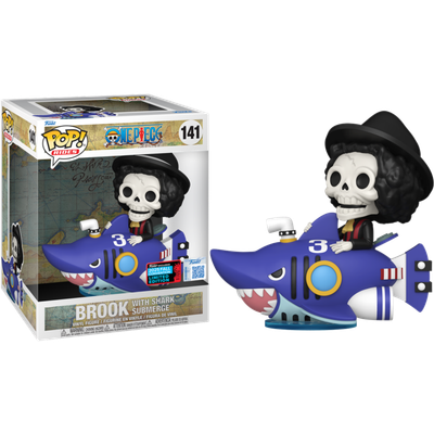 One Piece - Brook with Shark Submerge Pop! Rides Vinyl Figure (2025 Fall Convention Exclusive)