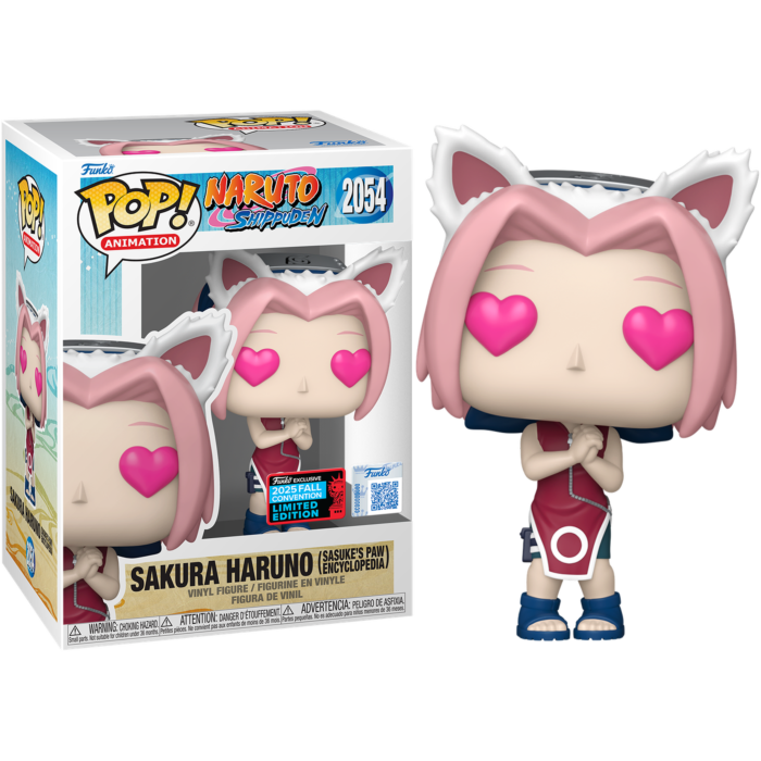 Naruto: Shippuden - Sakura Haruno (Sasuke's Paw Encyclopedia) Pop! Vinyl Figure (2025 Fall Convention Exclusive)