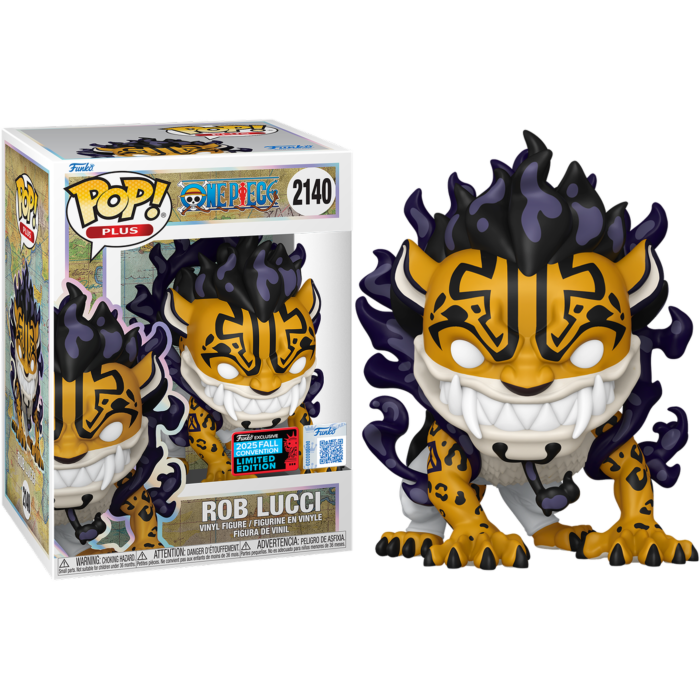 One Piece - Rob Lucci Pop! Plus Vinyl Figure (2025 Fall Convention Exclusive)