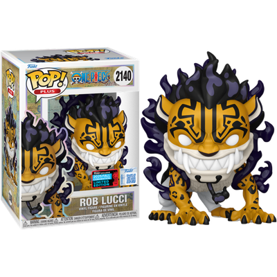 One Piece - Rob Lucci Pop! Plus Vinyl Figure (2025 Fall Convention Exclusive)
