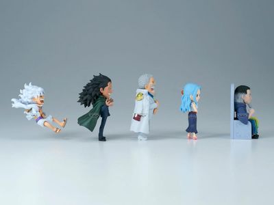 One Piece World Collectable FIgure Parent Child Bloodline - 5 Complete Figures