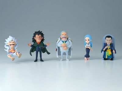 One Piece World Collectable FIgure Parent Child Bloodline - 5 Complete Figures