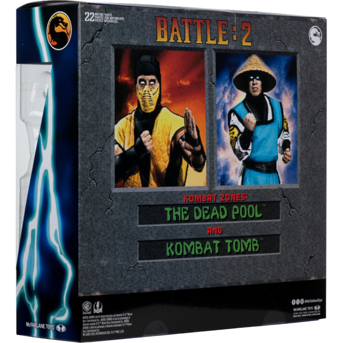 Pre-Order: Mortal Kombat - Klassic Scorpion vs. Raiden Deluxe 7&quot; Scale Action Figure 2-Pack