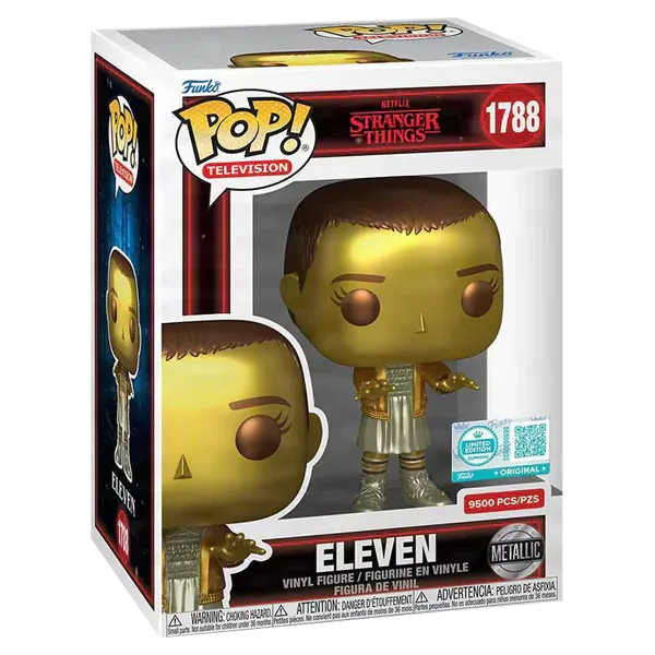 Stranger Things - Eleven Gold Metallic Pop! Vinyl Figure (9500 Piece Limited Edition Exclusive)