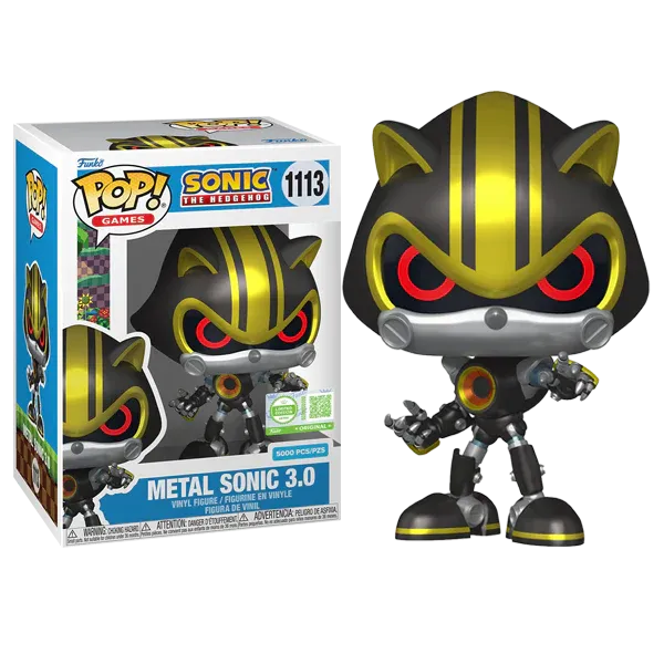 Sonic - Metal Sonic 3.0 Gold Metallic Pop! Vinyl Figure (9500 Piece Limited Edition Exclusive)