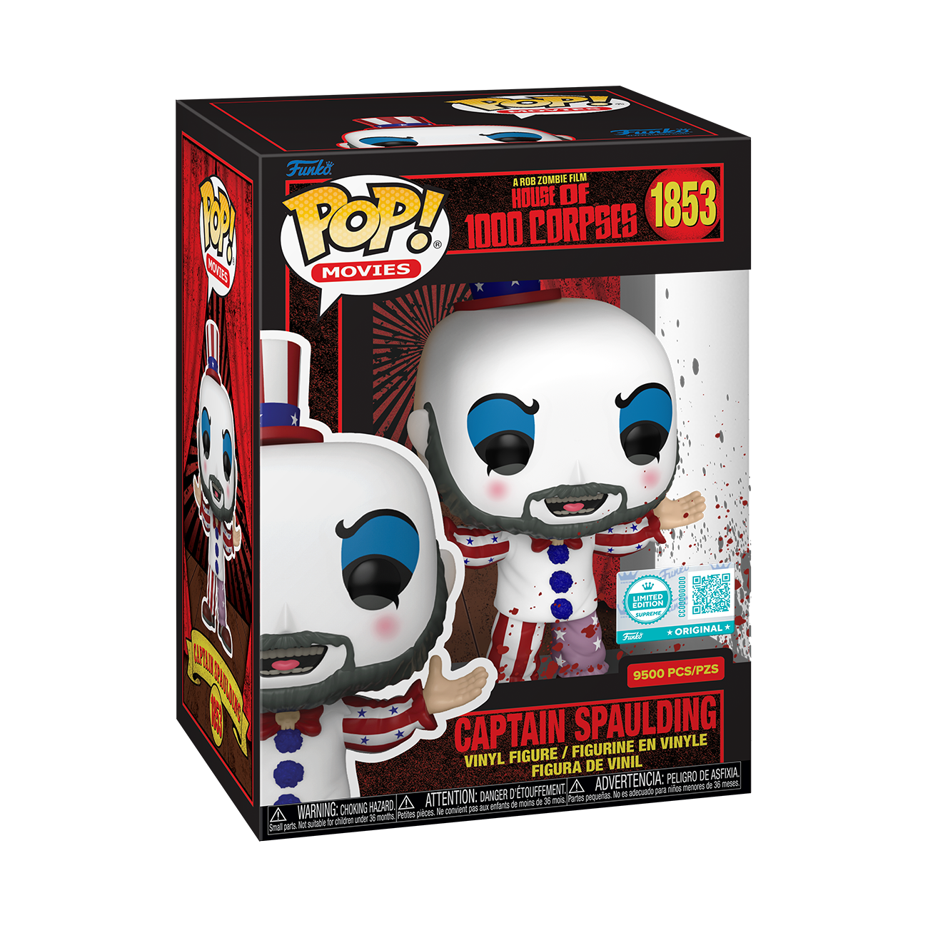House of 1000 Corpses - Captain Spaulding Pop! Vinyl Figure (9500 Piece Limited Edition Exclusive)