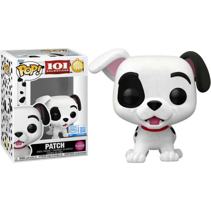 Pre-Order: 101 Dalmatians (1961) - Patch Flocked Pop! Vinyl Figure