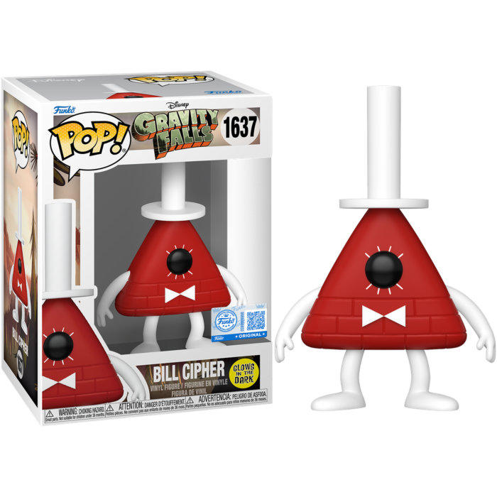 Pre-Order: Gravity Falls - Bill Cipher Glow-in-the-Dark Pop! Vinyl Figure